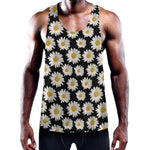 Daisy Flower Pattern Print Training Tank Top