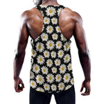 Daisy Flower Pattern Print Training Tank Top