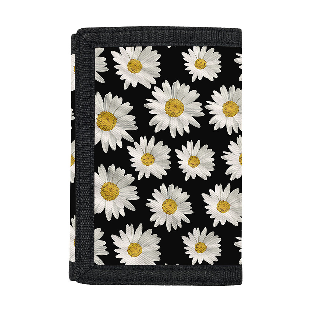Daisy Flower Pattern Print Trifold Wallet