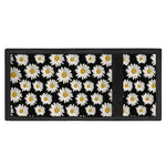 Daisy Flower Pattern Print Trifold Wallet