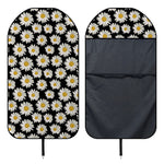 Daisy Flower Pattern Print Waterproof Car Seat Cover