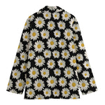 Daisy Flower Pattern Print Women's Blazer