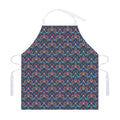 Damask Boho Pattern Print Adjustable Apron