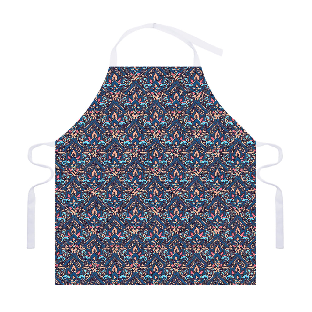 Damask Boho Pattern Print Adjustable Apron