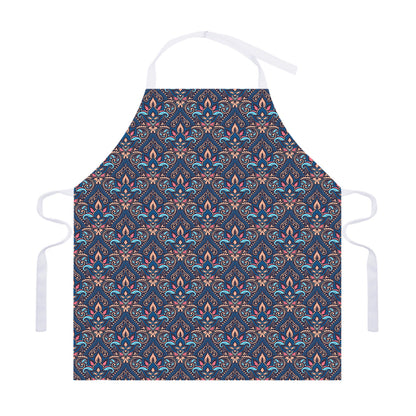 Damask Boho Pattern Print Adjustable Apron