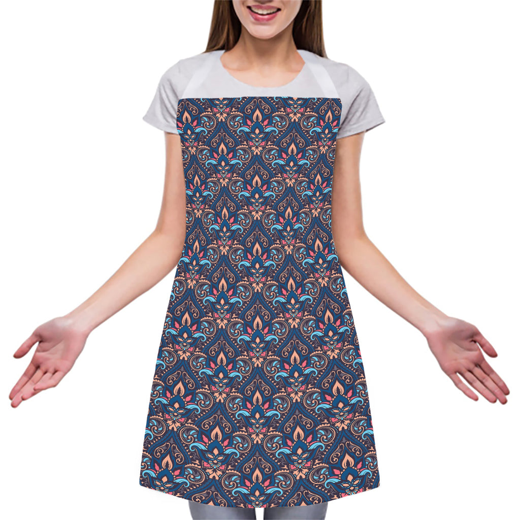 Damask Boho Pattern Print Adjustable Apron