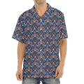 Damask Boho Pattern Print Aloha Shirt