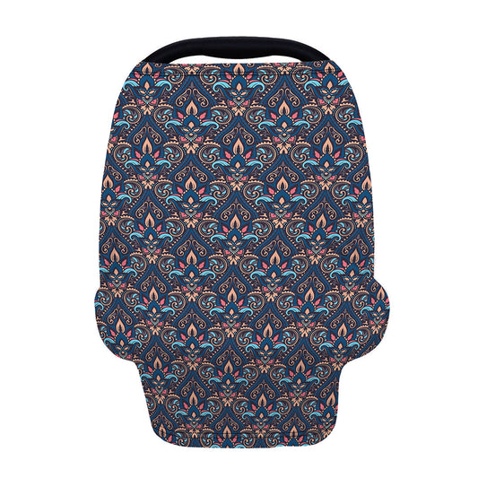 Damask Boho Pattern Print Baby Seat Cover