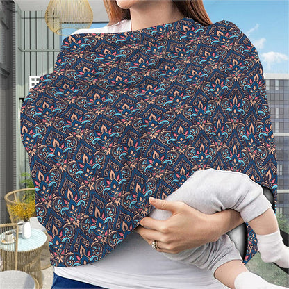 Damask Boho Pattern Print Baby Seat Cover
