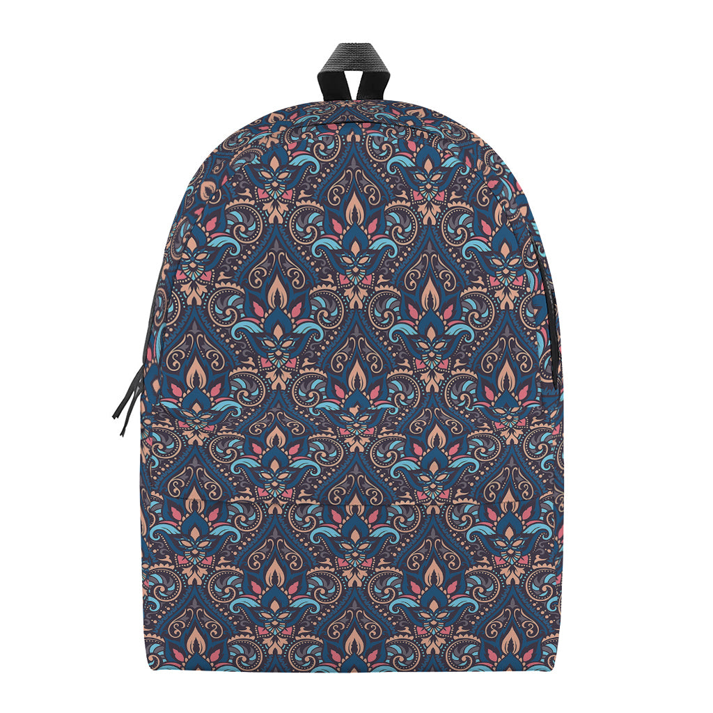 Damask Boho Pattern Print Backpack