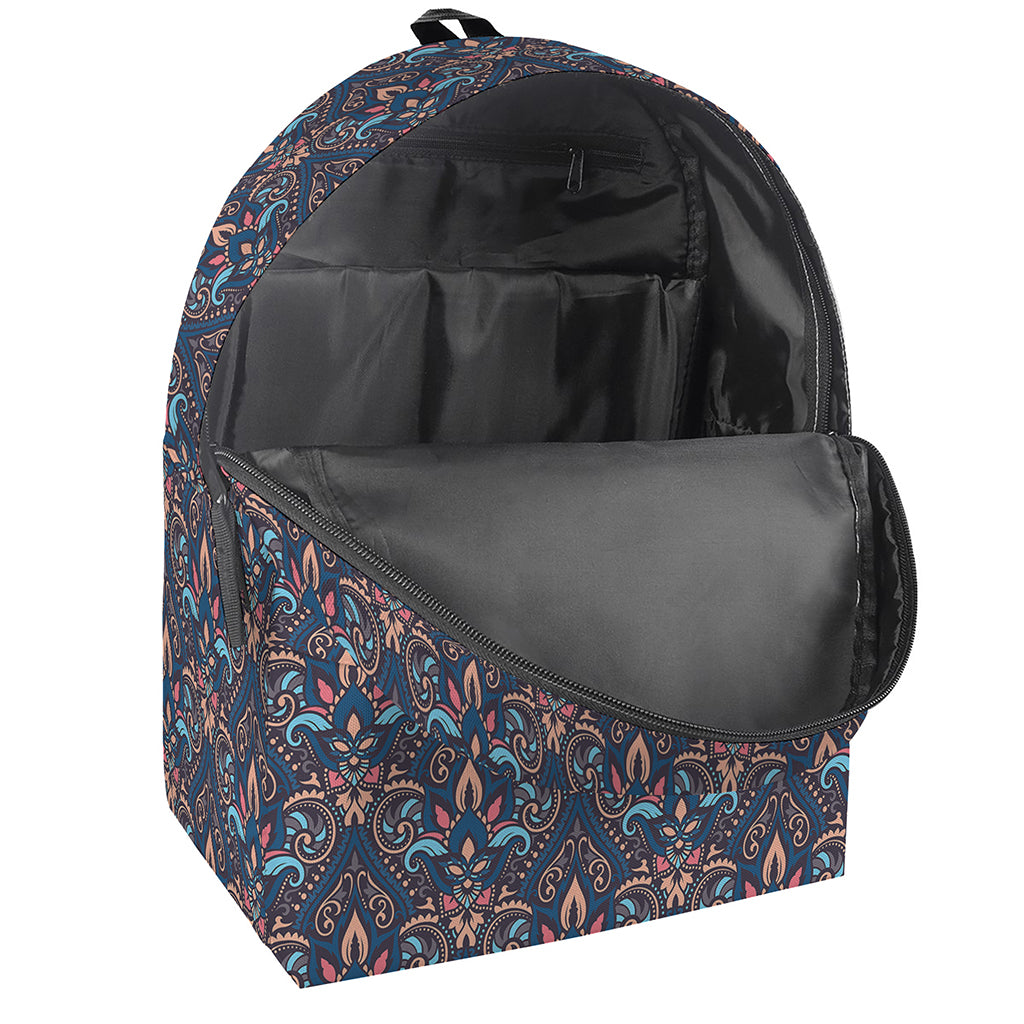 Damask Boho Pattern Print Backpack