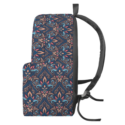 Damask Boho Pattern Print Backpack
