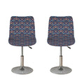 Damask Boho Pattern Print Bar Stool Covers