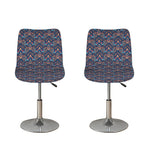 Damask Boho Pattern Print Bar Stool Covers