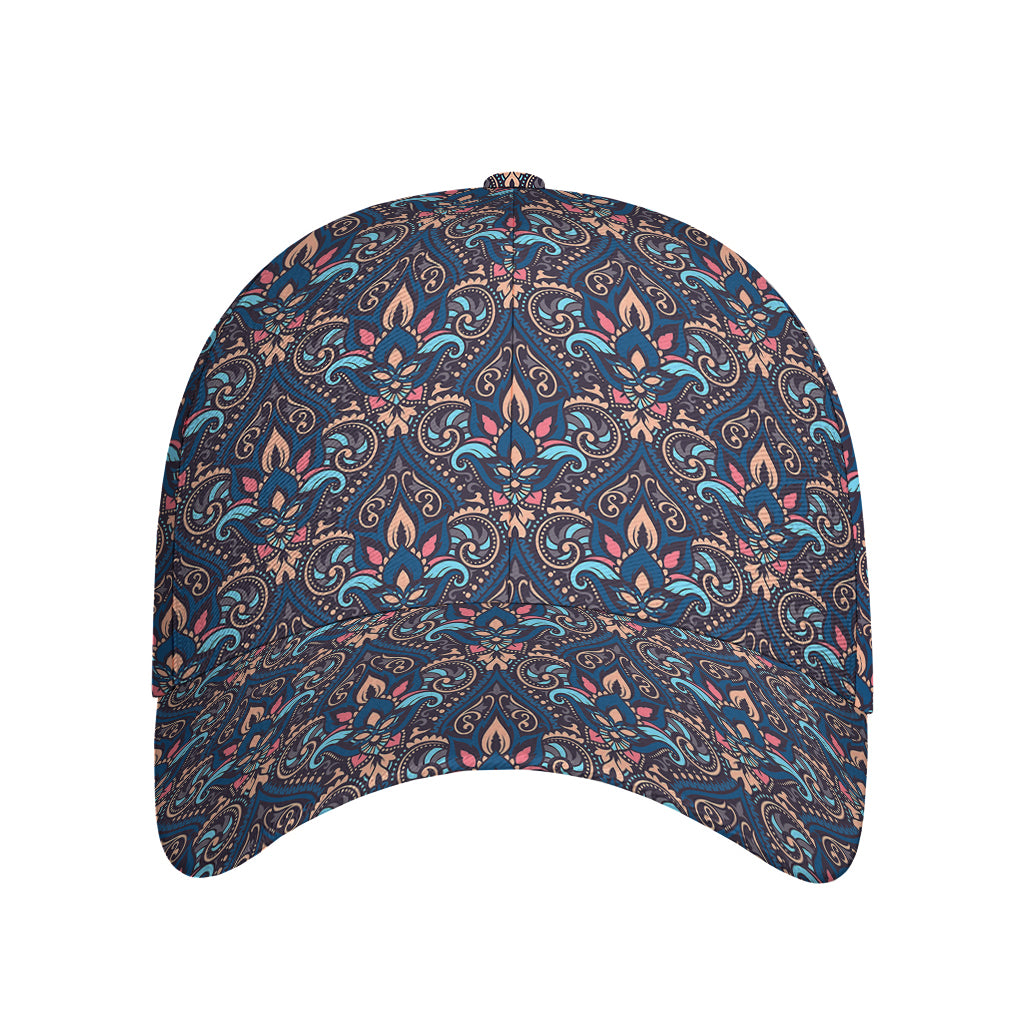 Damask Boho Pattern Print Baseball Cap