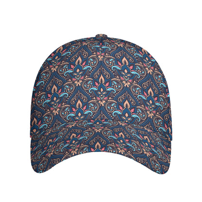 Damask Boho Pattern Print Baseball Cap