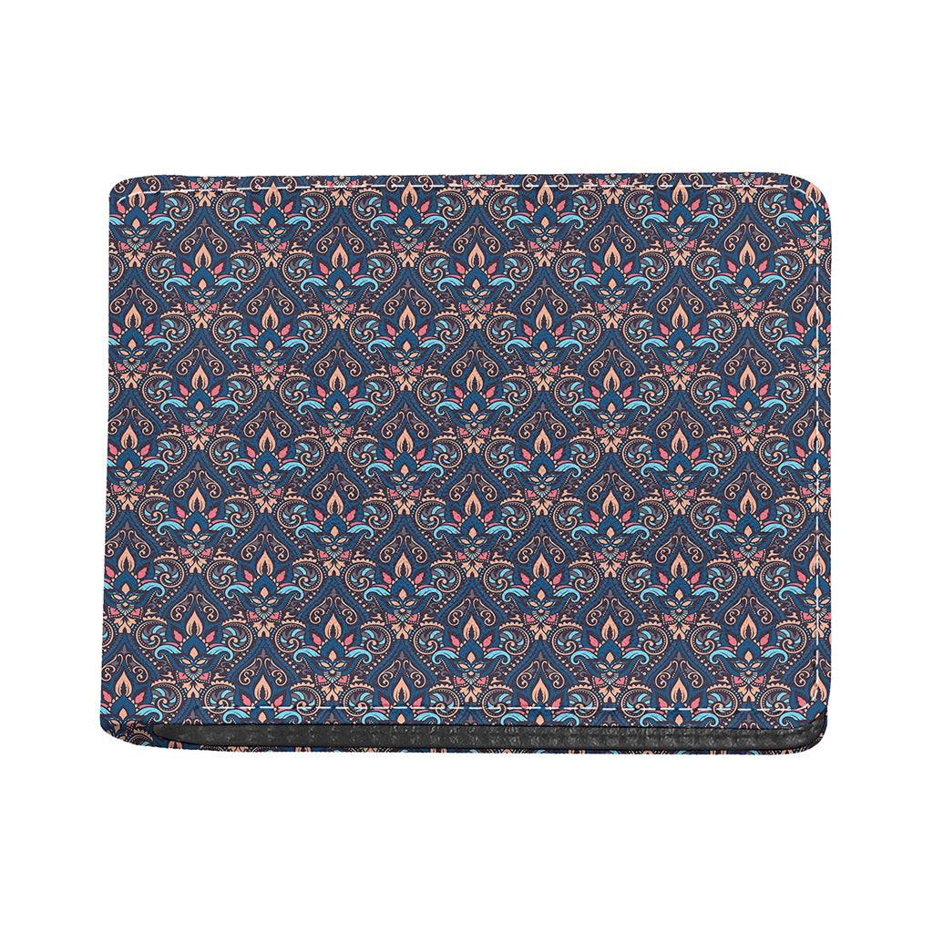 Damask Boho Pattern Print Bifold Wallet