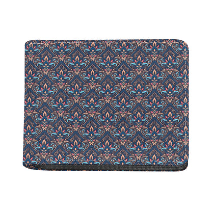 Damask Boho Pattern Print Bifold Wallet