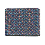 Damask Boho Pattern Print Bifold Wallet
