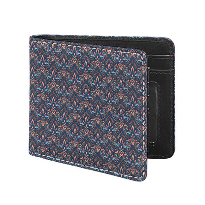 Damask Boho Pattern Print Bifold Wallet