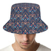 Damask Boho Pattern Print Bucket Hat