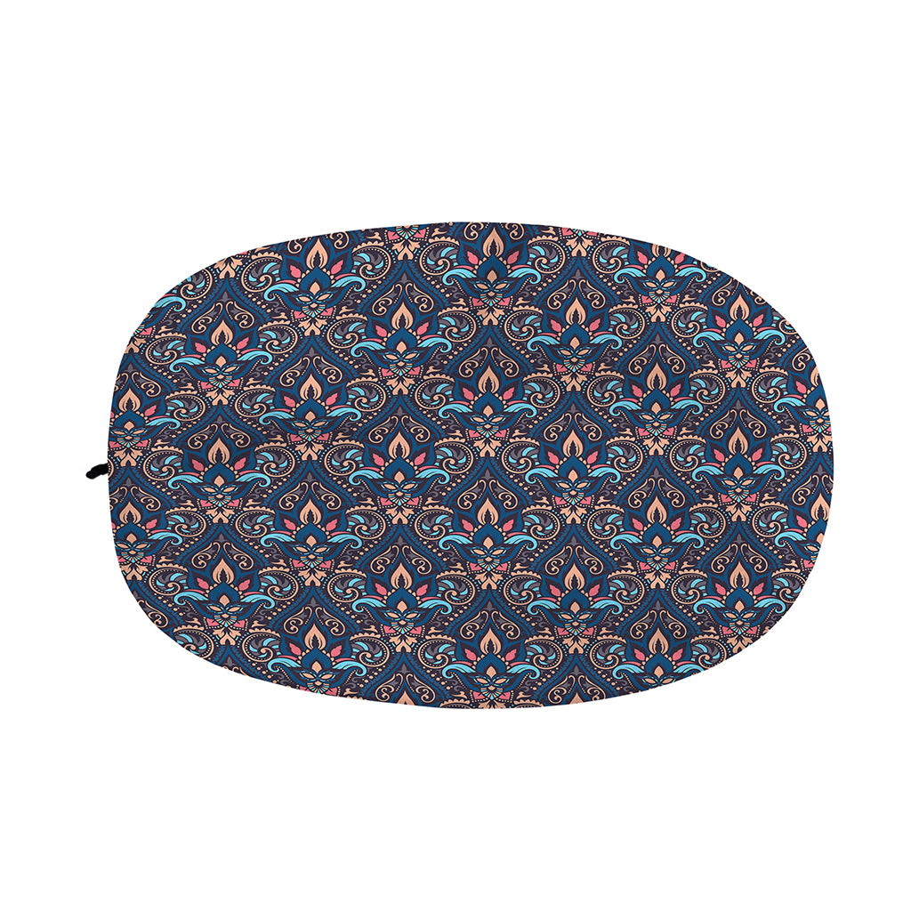 Damask Boho Pattern Print Car Side Mirror Covers