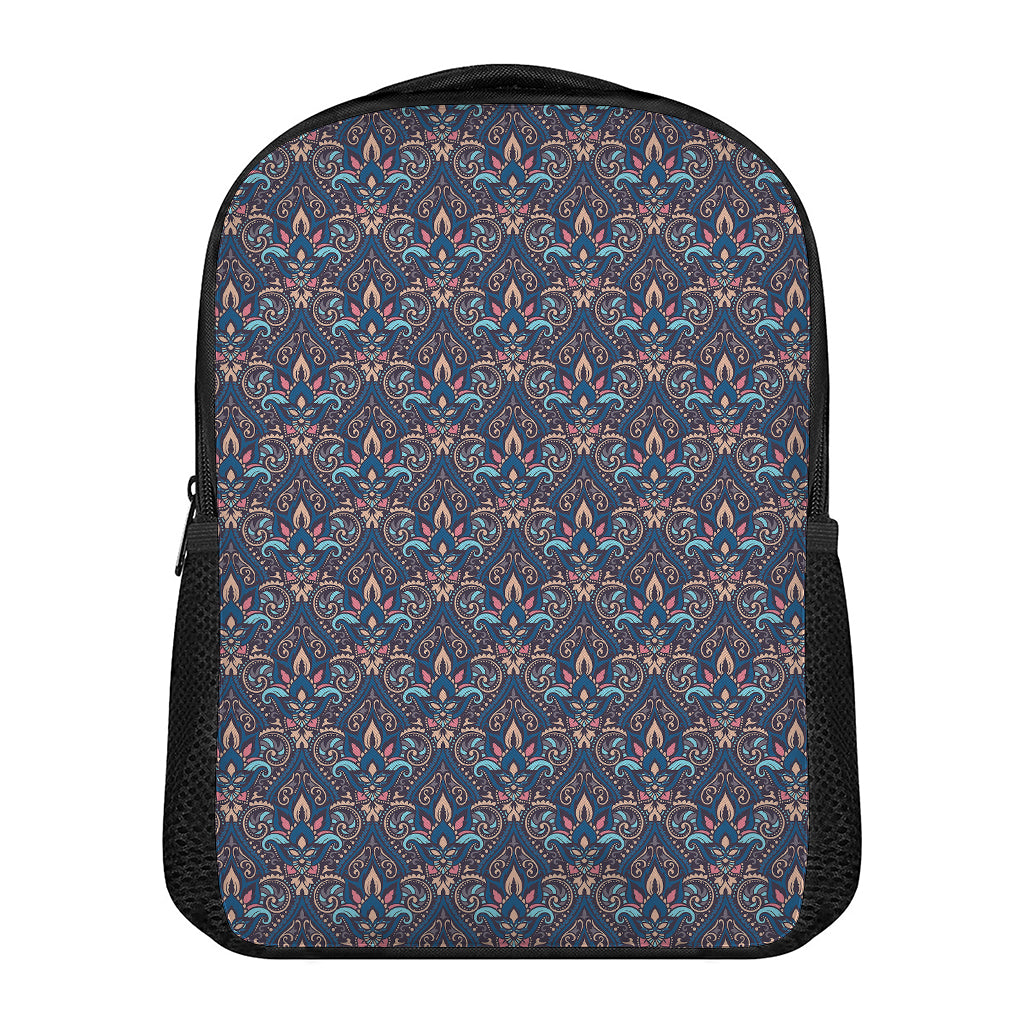 Damask Boho Pattern Print Casual Backpack