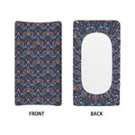 Damask Boho Pattern Print Changing Pad Cover