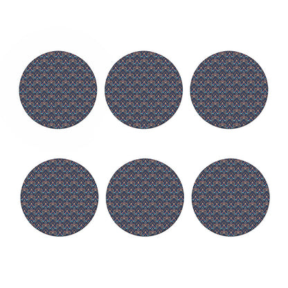 Damask Boho Pattern Print Coaster Set