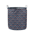Damask Boho Pattern Print Collapsible Laundry Basket