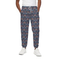 Damask Boho Pattern Print Cotton Sweatpants