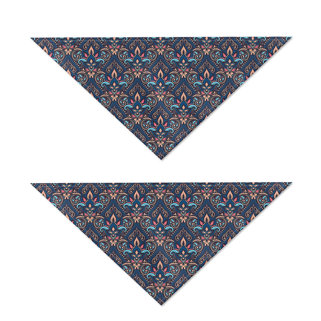 Damask Boho Pattern Print Dog Bandana