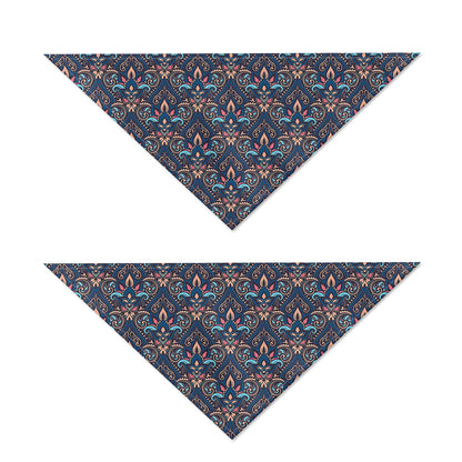 Damask Boho Pattern Print Dog Bandana