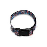 Damask Boho Pattern Print Dog Collar
