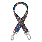 Damask Boho Pattern Print Dog Seat Belt