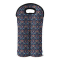 Damask Boho Pattern Print Double Neoprene Wine Tote