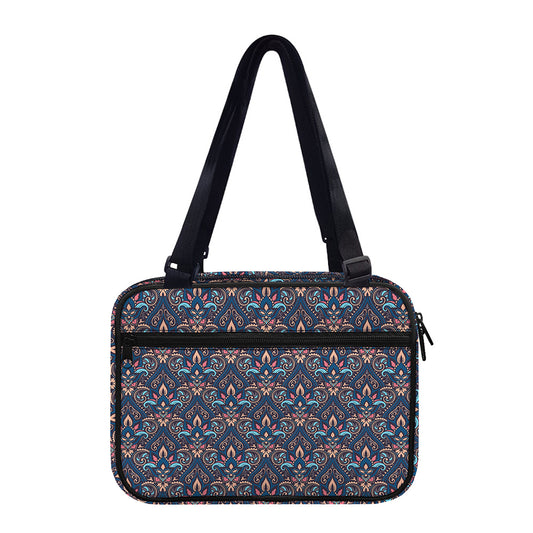 Damask Boho Pattern Print Double Strap Bible Bag