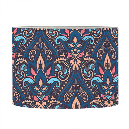 Damask Boho Pattern Print Drum Lamp Shade