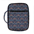 Damask Boho Pattern Print Front Pocket Bible Bag
