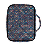 Damask Boho Pattern Print Front Pocket Bible Bag