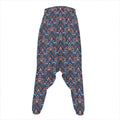 Damask Boho Pattern Print Hammer Pants
