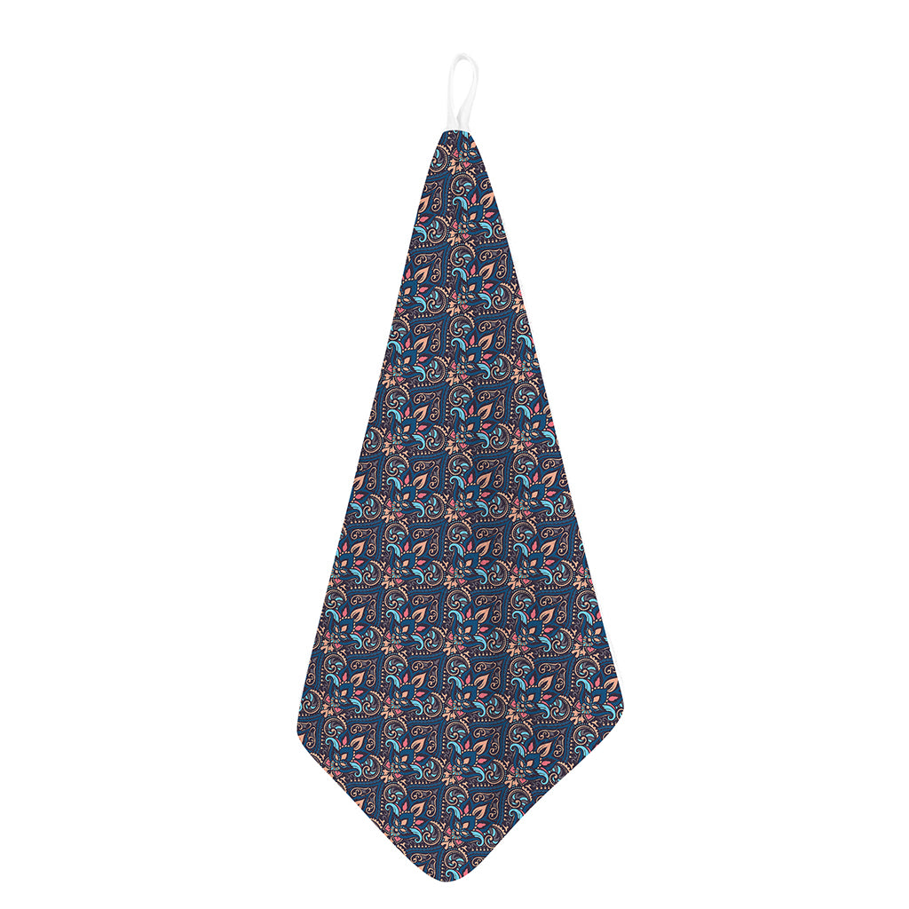 Damask Boho Pattern Print Hand Towel