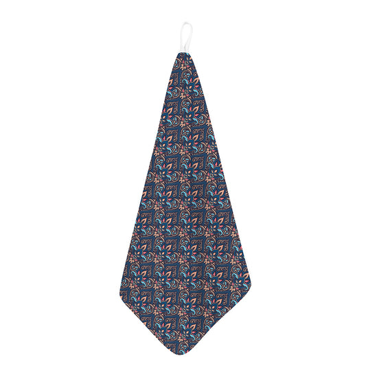 Damask Boho Pattern Print Hand Towel