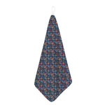 Damask Boho Pattern Print Hand Towel