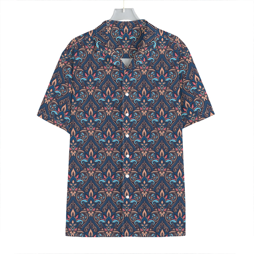 Damask Boho Pattern Print Hawaiian Shirt