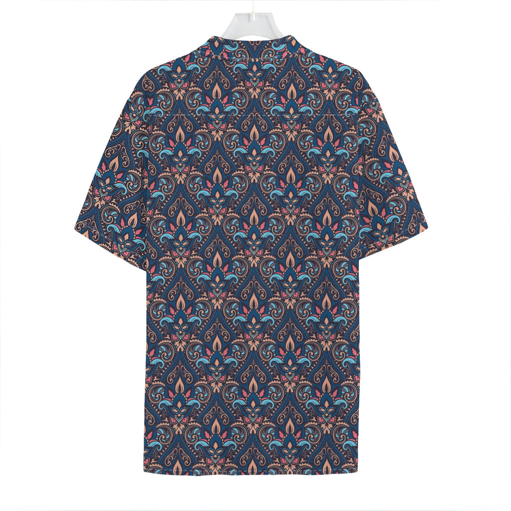 Damask Boho Pattern Print Hawaiian Shirt