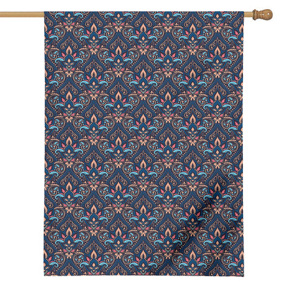 Damask Boho Pattern Print House Flag
