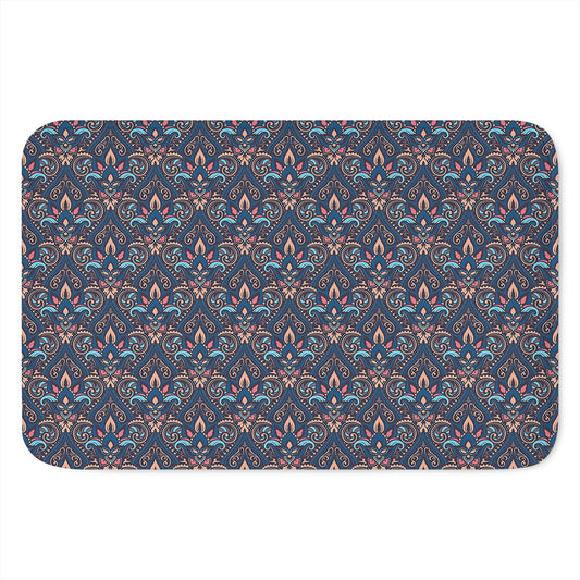 Damask Boho Pattern Print Indoor Door Mat