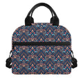 Damask Boho Pattern Print Insulated Lunch Bag
