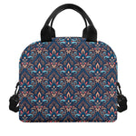 Damask Boho Pattern Print Insulated Lunch Bag